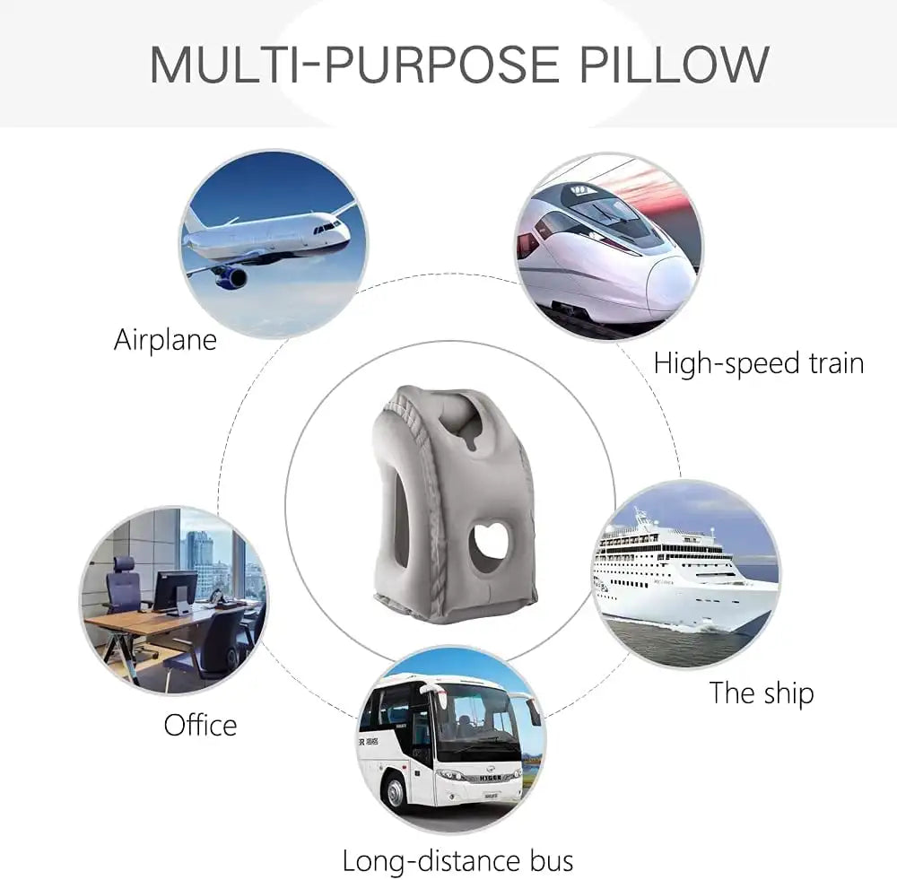 Inflatable Travel Sleeping Huggable pillow 